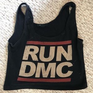Run DMC crop top